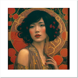 Art Deco Style Woman Posters and Art